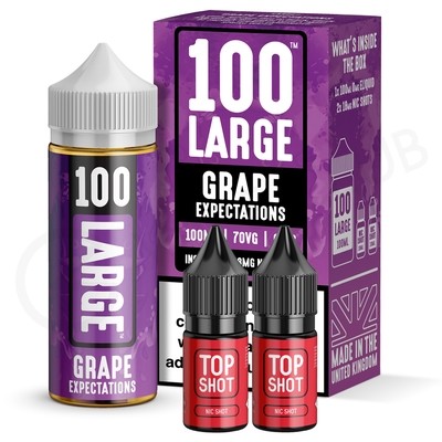 Grape Expectations Shortfill E-Liquid by 100 Large 100ml