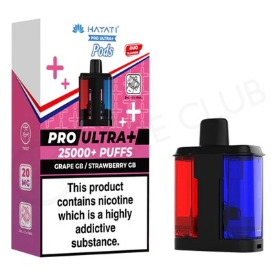 Grape GB & Strawberry GB Hayati Pro Ultra Plus Refill Pack