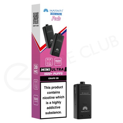 Grape GB Hayati Mini Ultra Prefilled Pods