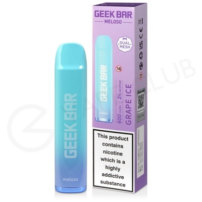 Grape Ice Geek Bar Meloso Disposable Vape