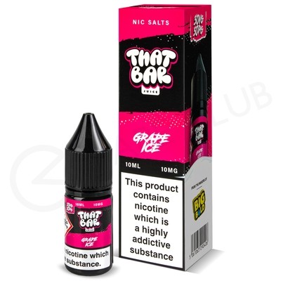 Grape Ice Nic Salt E-Liquid by That Bar Juice