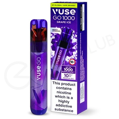 Grape Ice Vuse Go 1000 Disposable Vape