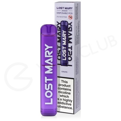 Grape Lost Mary AM600 Disposable Vape