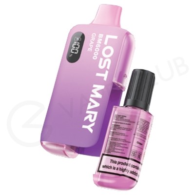 Grape Lost Mary BM6000 Disposable Vape Kit