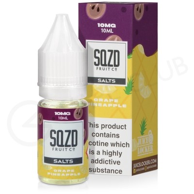 Grape Pineapple Nic Salt E-Liquid by SQZD