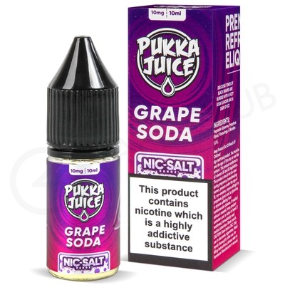 Grape Soda Nic Salt E-Liquid by Pukka Juice