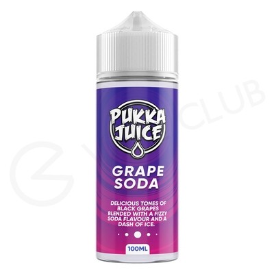 Grape Soda Shortfill E-Liquid by Pukka Juice 100ml