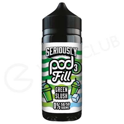 Green Slush Shortfill E-Liquid by Seriously Pod Fill 3 100ml