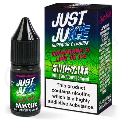 Guanabana & Lime On Ice Nic Salt E-Liquid by Just Juice Exotic Fruits