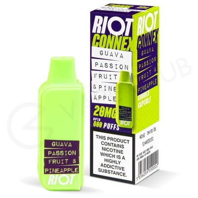 Guava Passionfruit Pineapple Riot Connex Prefilled Pod