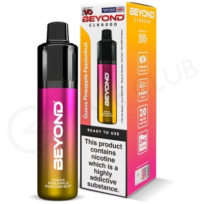 Guava Pineapple Passionfruit IVG Beyond CLK6000 Disposable Vape Kit