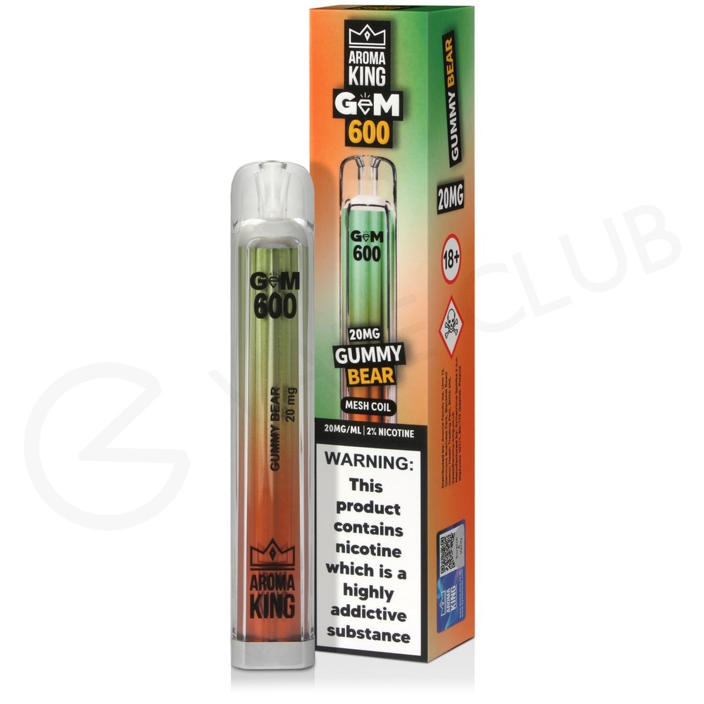 Gummy Bear Aroma King Gem 600 Disposable Vape