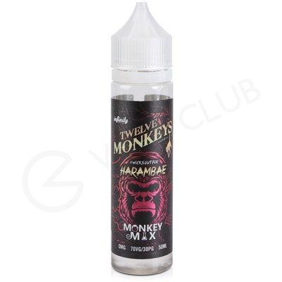 Harambae Shortfill E-liquid by Twelve Monkeys 50ml
