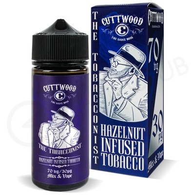 Hazelnut Infused Tobacco Shortfill E-Liquid by Cuttwood The Tobacconist 100ml