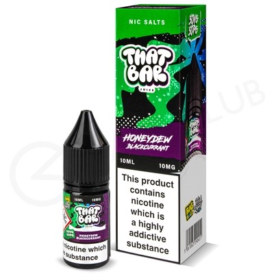 Honeydew Blackcurrant Nic Salt E-Liquid by That Bar Juice