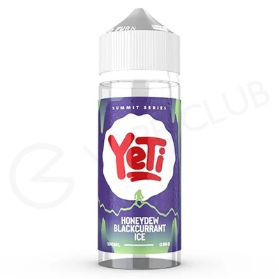 Honeydew Blackcurrant Ice Shortfill E-Liquid by Yeti Summit Series 100ml
