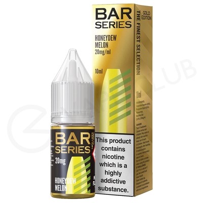 Honeydew Melon Nic Salt E-Liquid by Bar Series Gold Edition