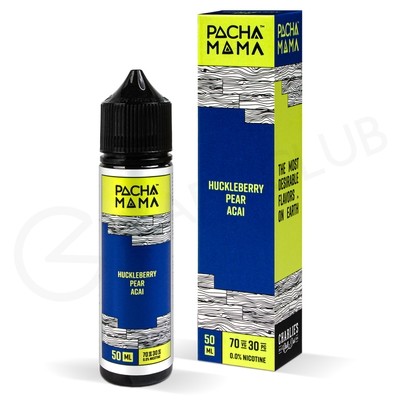 Huckleberry, Pear and Acai Shortfill E-Liquid by Pacha Mama 50ml