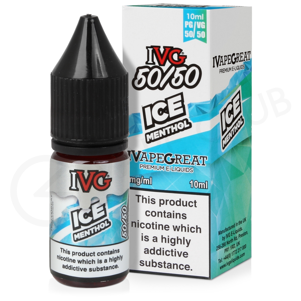 Ice Menthol E Liquid By Ivg 50 50