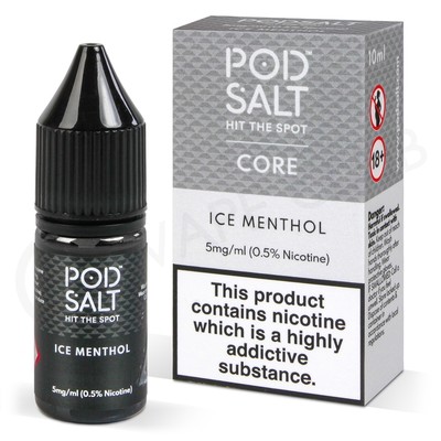 Ice Menthol Nic Salt E-Liquid by Pod Salt