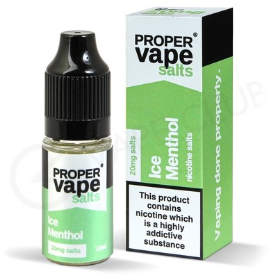 Ice Menthol Nic Salt E-Liquid by Proper Vape