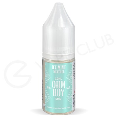 Ice Mint Menthol Nic Salt E-Liquid by Ohm Boy SLT