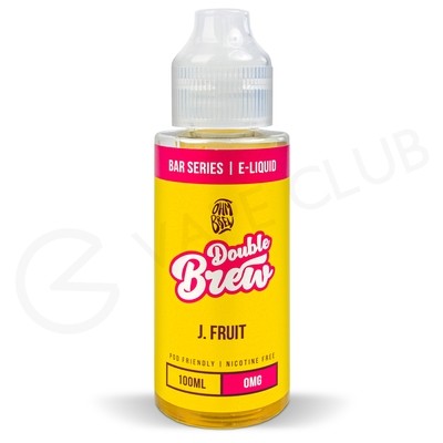 J Fruit Shortfill E-Liquid by Double Brew Bar Series 100ml