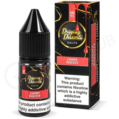 Jammy Biscuit Nic Salt E-Liquid by Dripping Desserts