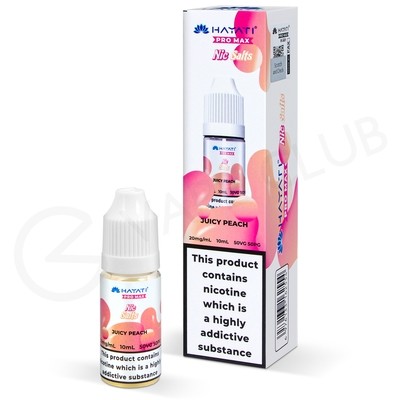 Juicy Peach E-Liquid by Hayati Pro Max Nic Salts