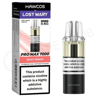 Juicy Peach Hawcos x Lost Mary Pro Max 7000 Refill Pack