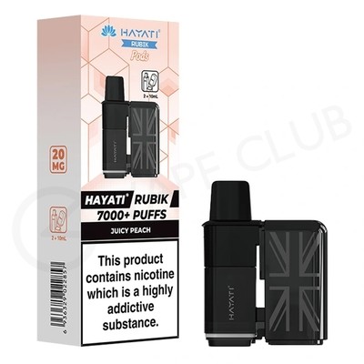 Juicy Peach Hayati Rubik 7000 Refill Pack