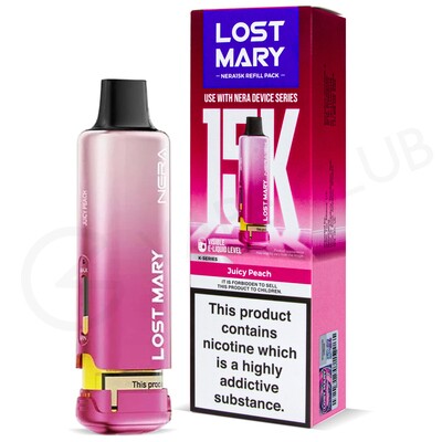 Juicy Peach Lost Mary Nera15K Refill Pod