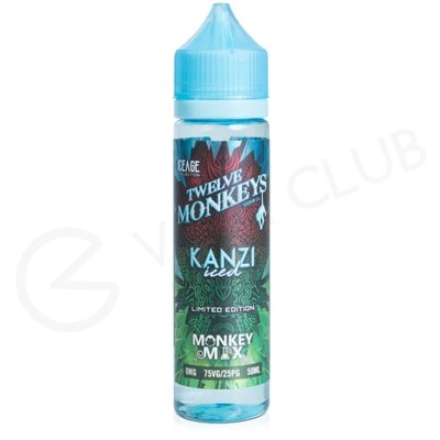 Kanzi Iced Shortfill E-liquid by Twelve Monkeys E-Liquid 50ml