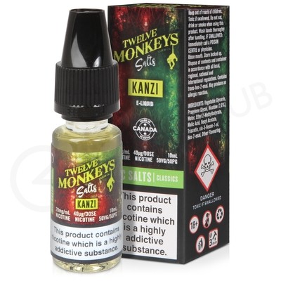 Kanzi Nic Salt E-Liquid by Twelve Monkeys