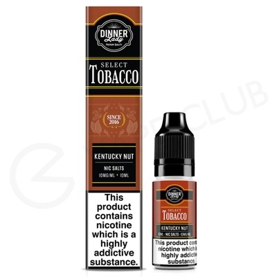 Kentucky Nut Nic Salt E-Liquid by Dinner Lady Select Tobacco