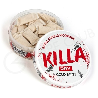 Killa Dry Cold Mint Nicotine Pouches