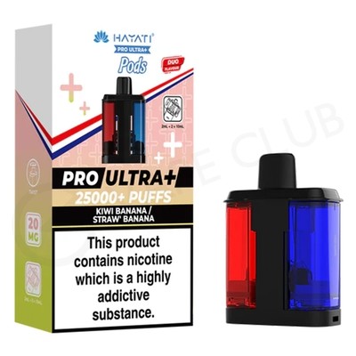 Kiwi Banana & Straw' Banana Hayati Pro Ultra Plus Refill Pack