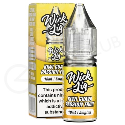 Kiwi Guava Passionfruit Nic Salt E-Liquid by Wick Liq Bar Juice