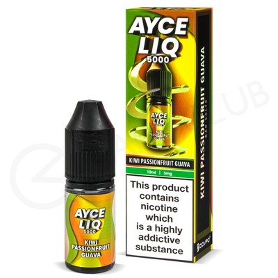 Kiwi Passion Fruit Guava Nic Salt E-Liquid by Dovpo Ayce Liq 5000