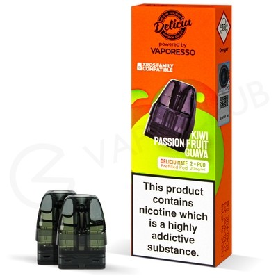 Kiwi Passion Fruit Guava Vaporesso Deliciu Prefilled Pods