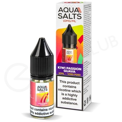 Kiwi Passion Guava Nic Salt E-Liquid by Aqua Salts