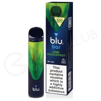 Kiwi Passionfruit Blu Bar Disposable Vape