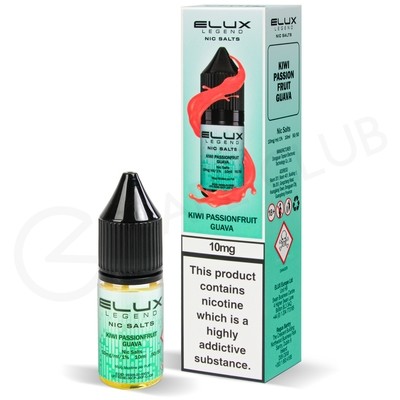 Kiwi Passionfruit Guava Nic Salt E-Liquid by Elux Legend