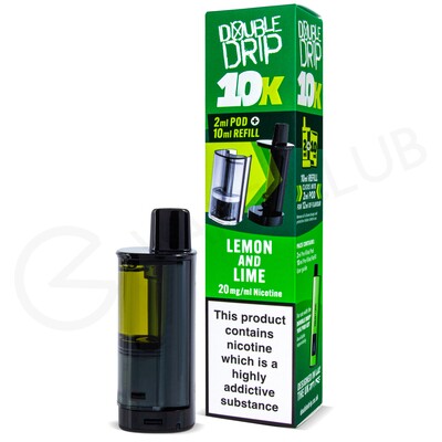 Lemon & Lime Double Drip 10K Refill Pod
