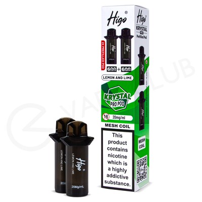Lemon & Lime Higo Krystal Pro 600 Prefilled Pods