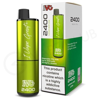 Lemon & Lime IVG 2400 Disposable Vape