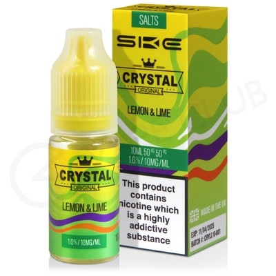 Lemon &amp; Lime Nic Salt E-Liquid by Crystal Original