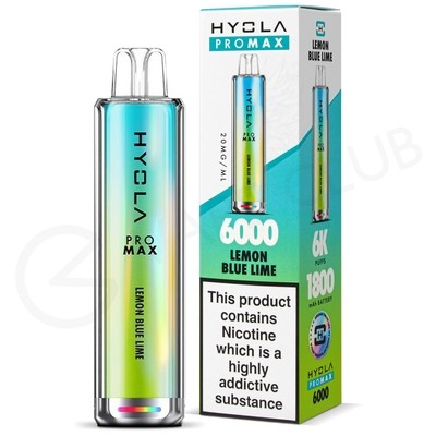 Lemon Blue Lime Hyola Pro Max HY6000 Disposable Vape