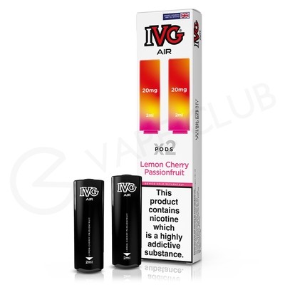 Lemon Cherry Passionfruit IVG Air Prefilled Pod