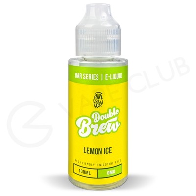 Lemon Ice Shortfill E-Liquid by Double Brew Bar Series 100ml